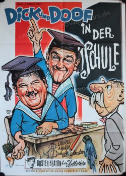 Dick und Doof in der Schule (Chump at Oxford, A)