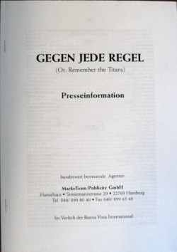 Gegen jede Regel (Remember the Titans)