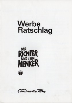 End of the Game (Richter und sein Henker, Der)
