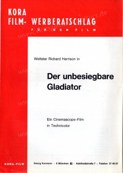 Unbesiegbare Gladiator, Der (Gladiatore invincibile, Il)