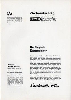 Fliegende Klassenzimmer, Das 	 (Fliegende Klassenzimmer, Das 	)