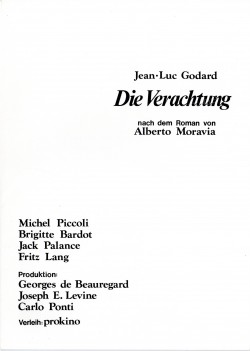 Verachtung, Die (Mépris, Le)