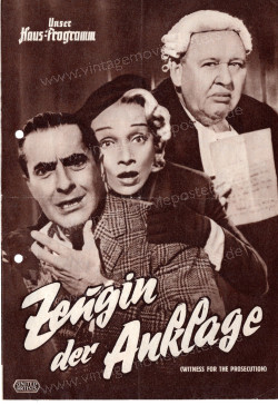 Zeugin der Anklage (Witness for the Prosecution)